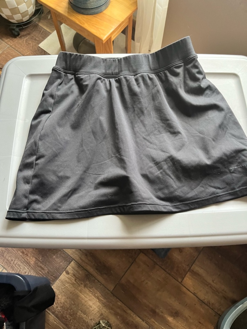 YoungLA Black A-Line Athletic Skort